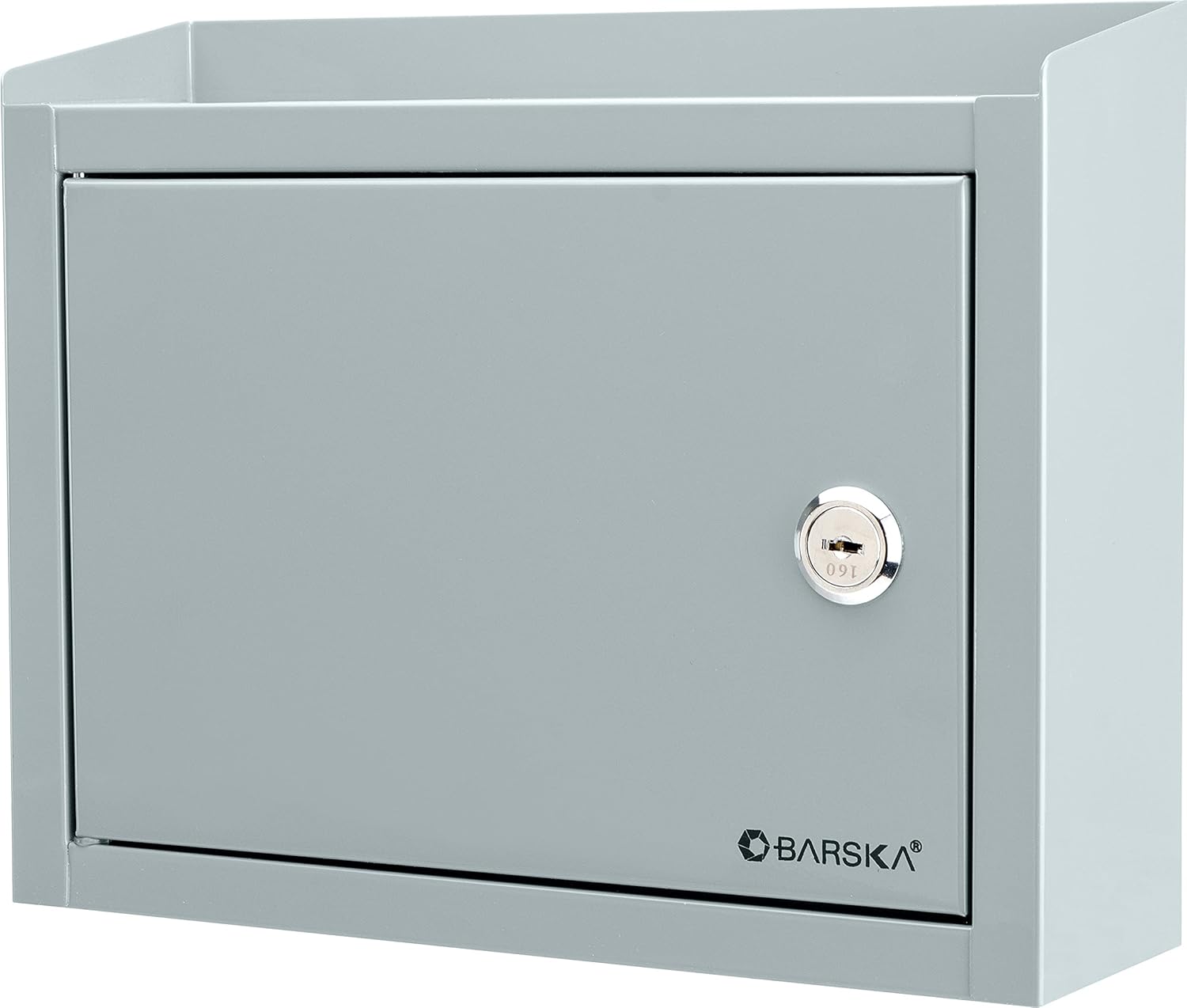 BARSKA Multi-Purpose Drop Suggestion Mail Box 8.5" Slot, Grey : Office Products