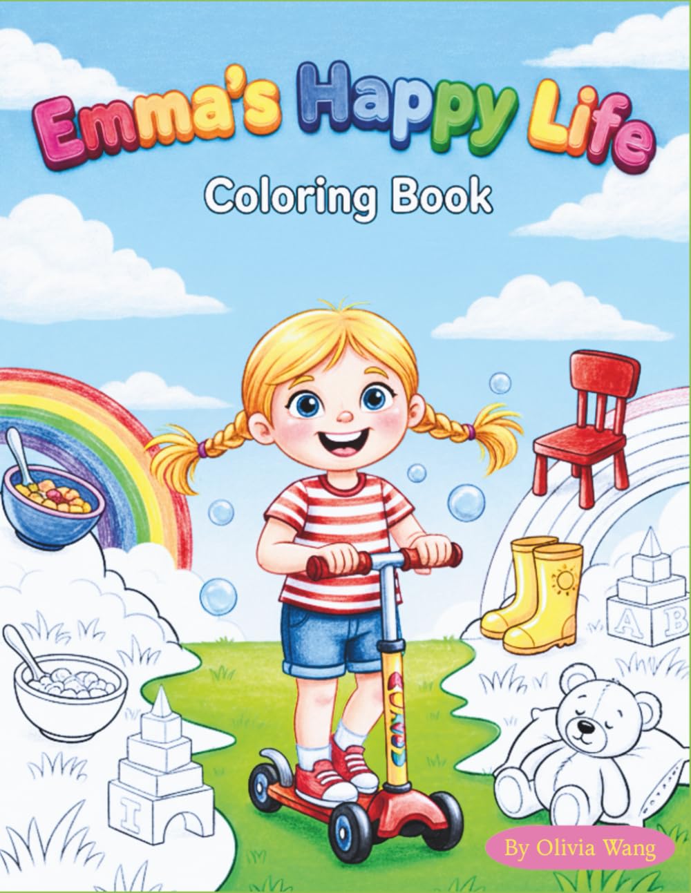 Emma's Happy Life:Coloring Book (EMMA’S ADVENTURES)