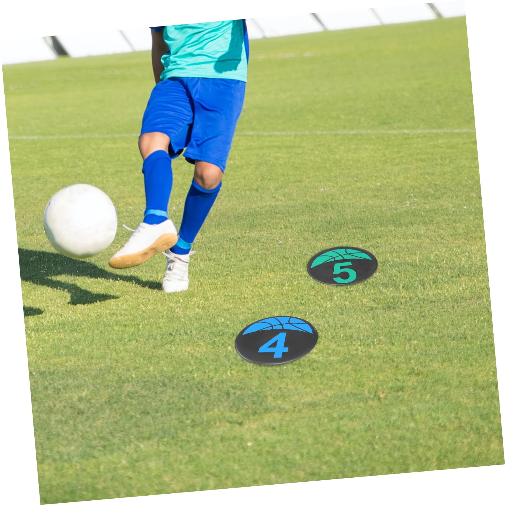 Discos de Numéricos para Entrenamiento de Fútbol Marcadores de Resistente para Práctica de