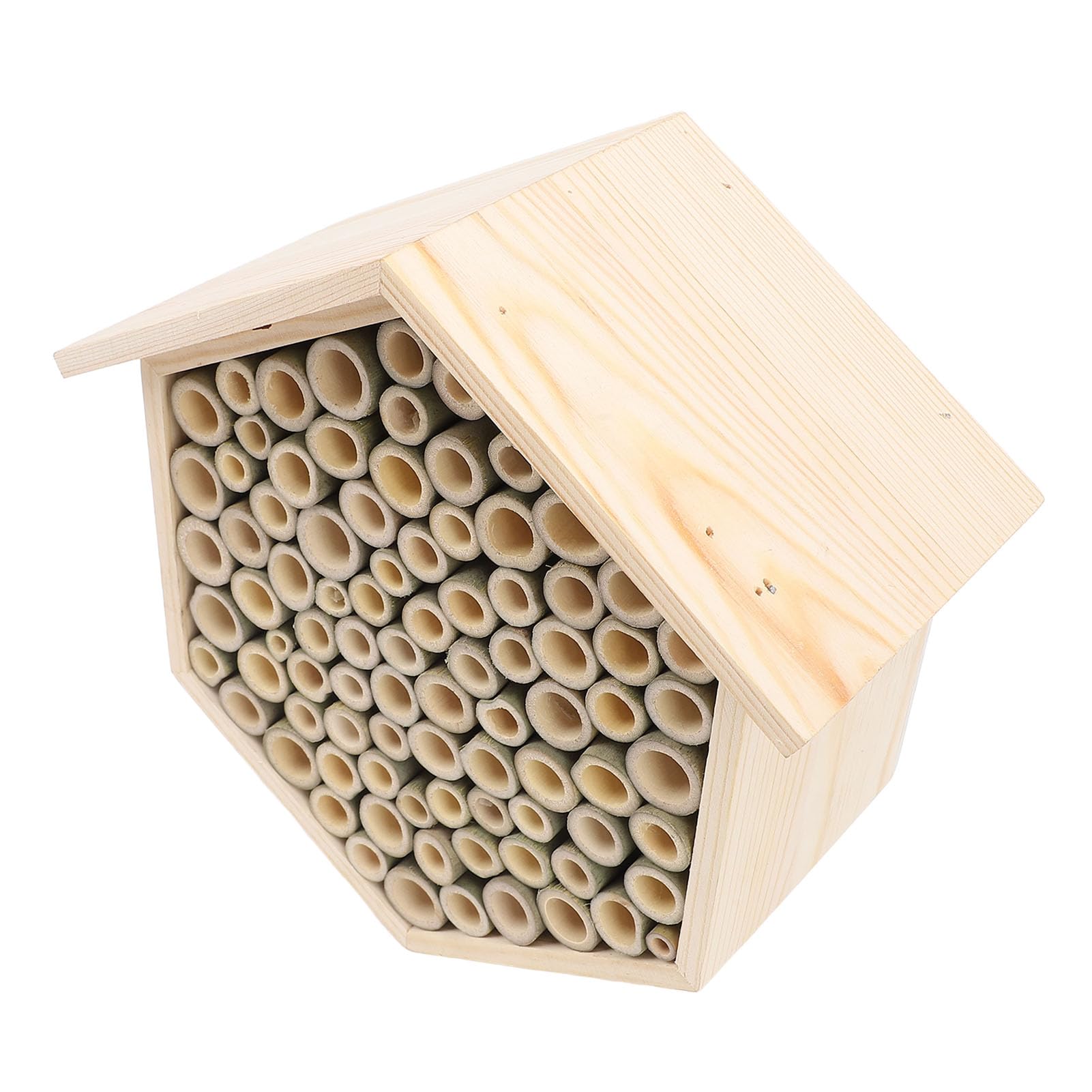 SIXRUN La Casetta per Api in Legno da Esterno Protegge e Attira le Api per La Produzione di Frutta Nei Frutteti