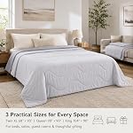 Cooling Comforter Twin Size, Double-Sided Cool Design for Hot Sleepers, Lightweight & Breathable Comforter for Night Sweats, Cool to the Touch Cover, 68 x 90 Inches