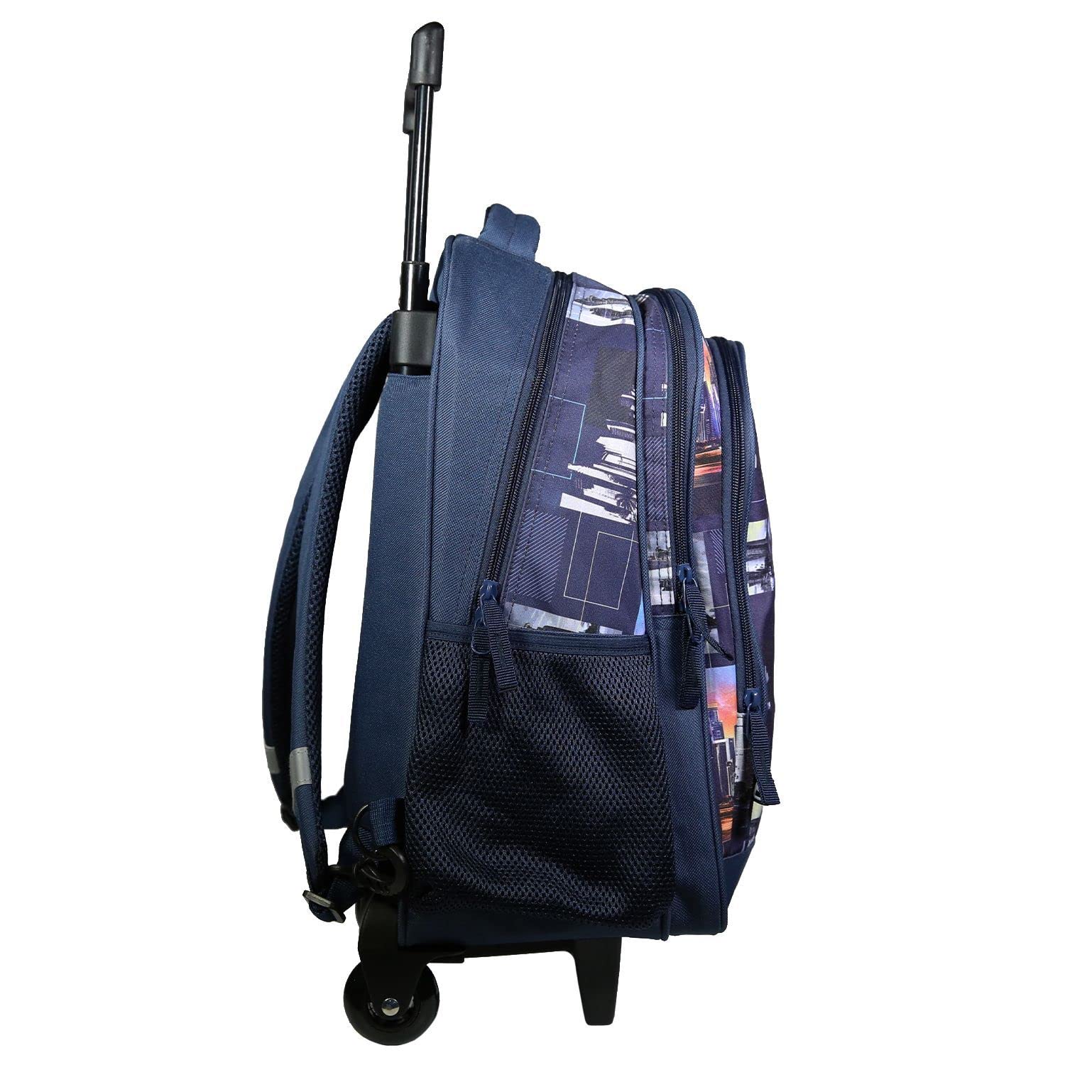 BAGTROTTER Sac à dos à roulettes Offshore City Ville Bleu