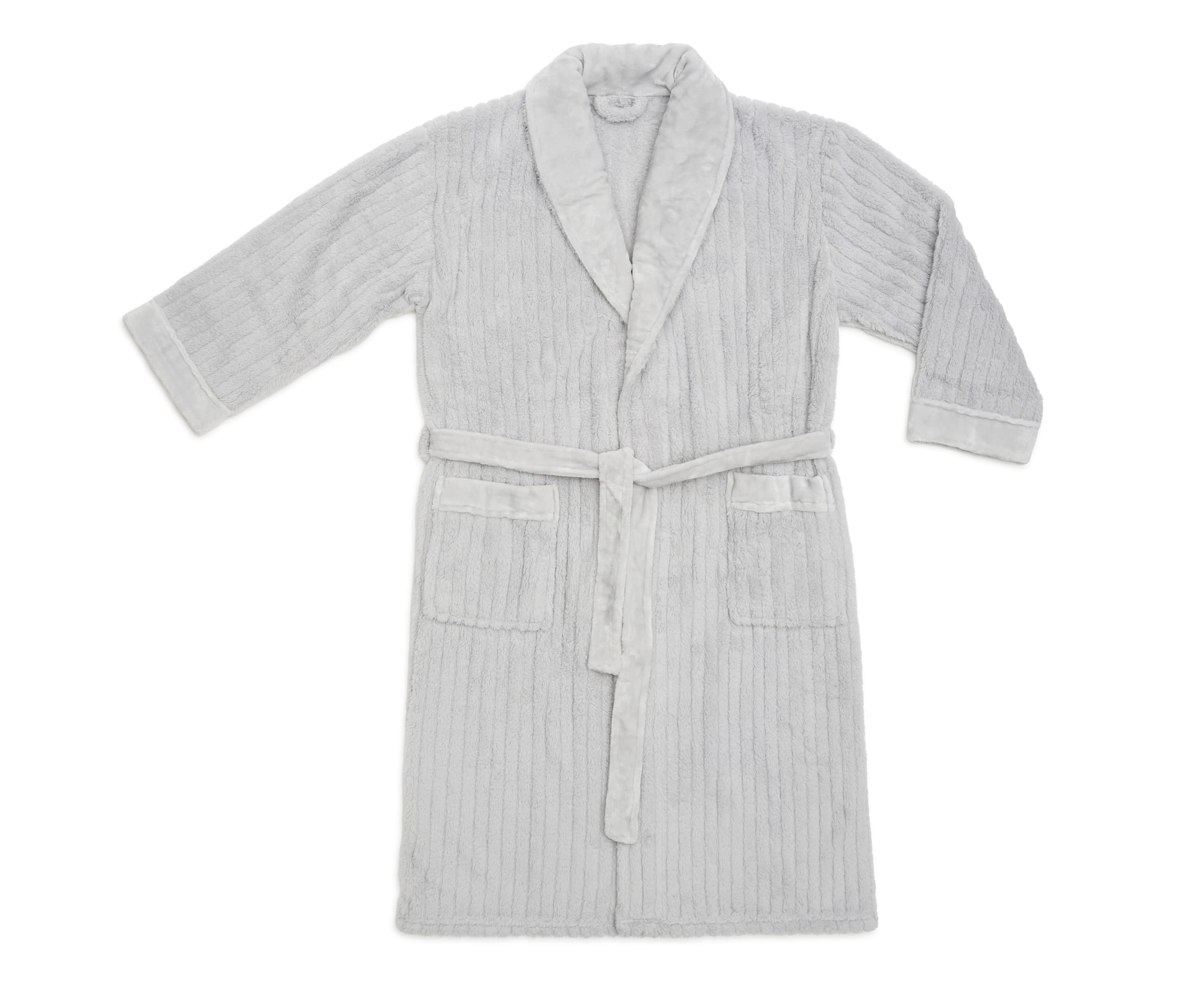 Peignoir argent Gözze XL en polyester la douceur d'une finition haut de gamme