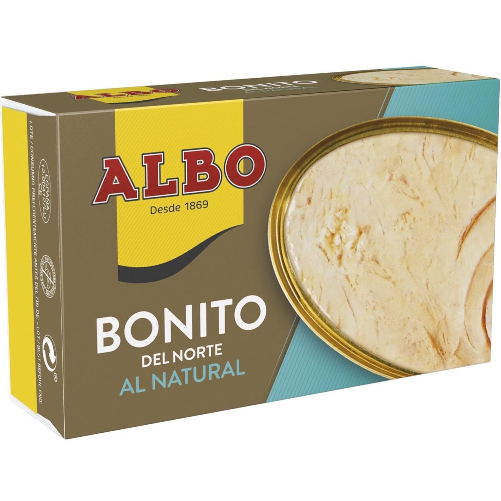 Albo Conserva de Bonito del Norte al Natural, 112 g