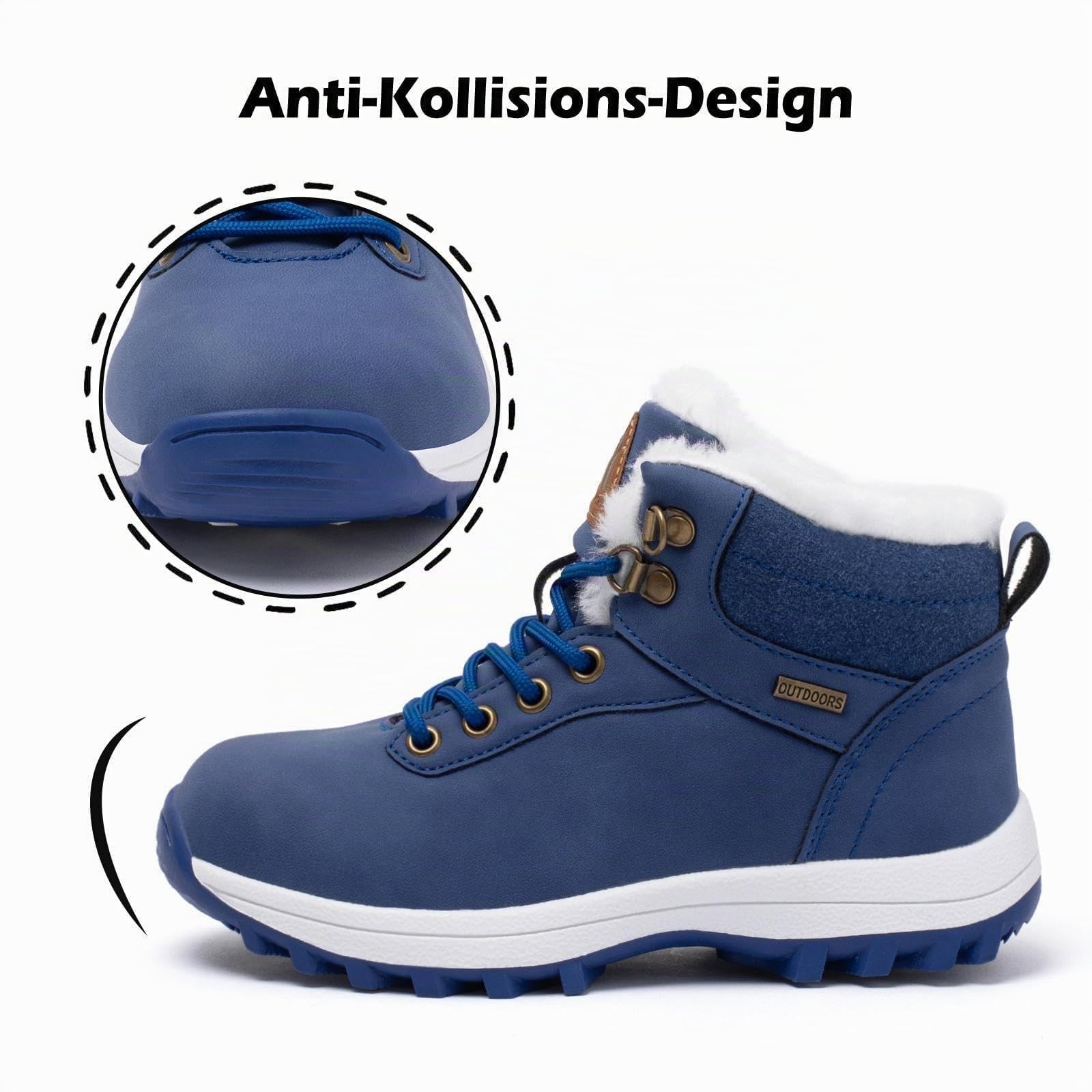 Mishansha Winterschuhe Kinder Winterstiefel Kinderschuhe Gr.24-36