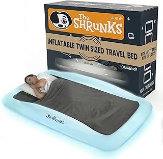 The Inflatable Travel Bed with LED