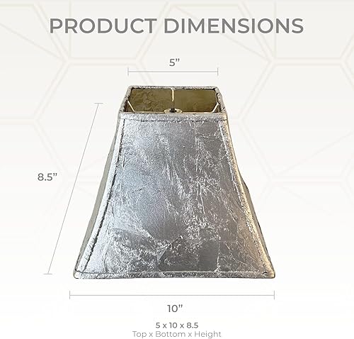 Vista 122 de Royal Designs, Inc. Pantalla de lámpara de tapa dura.