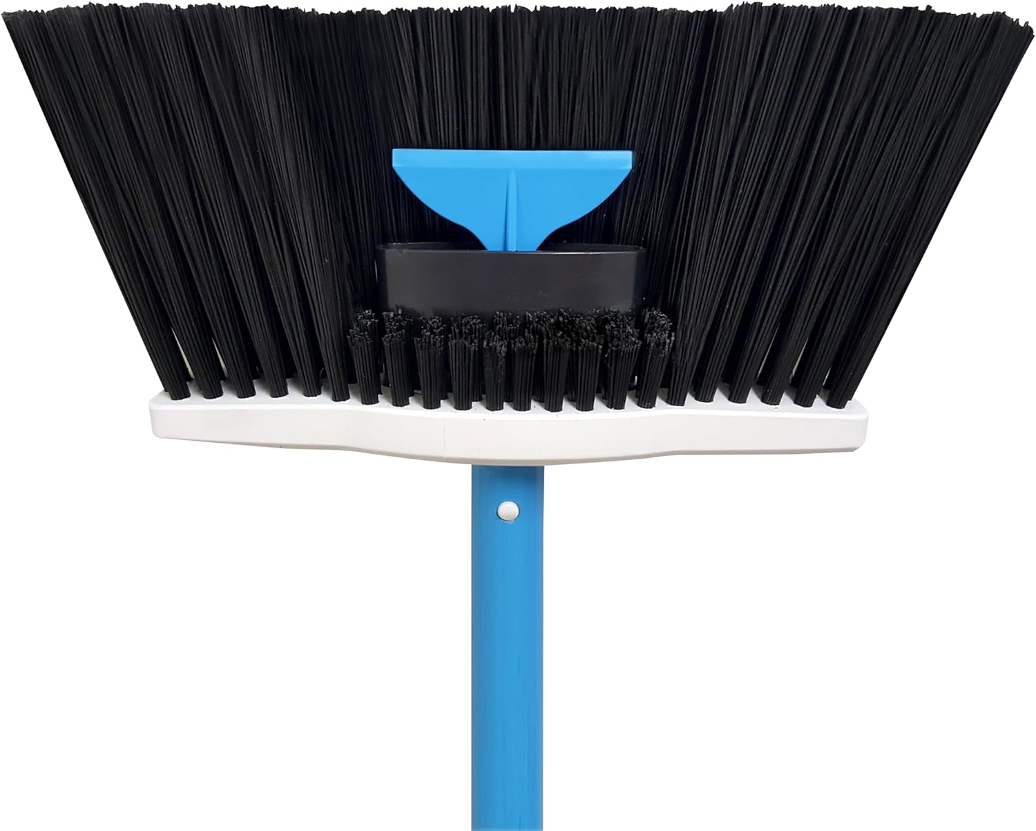 3-Pack SweepEasy Broom As Seen On Shark Tank - Scrape, Sweep & Go - for Indoor and Outdoor Use, Sweep Easy with Scraper (Orange)