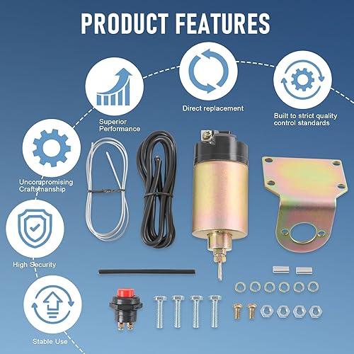 Miniatura 4 de JDMSPEED Kit de manija de puerta afeitada de 85 libras para coche y camión de Street Rat Hot Rod para solenoide de 2 puertas