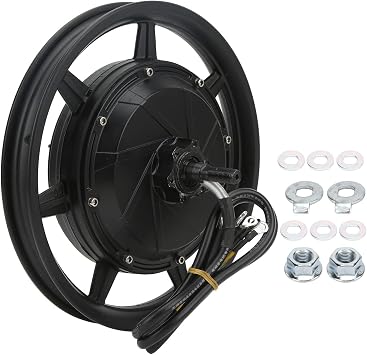 Electric Scooter Disc Brake Wheel Hub Motor Replacement 14in 36v 72v Aluminum Alloy 2000w to 3500w IP54 35N