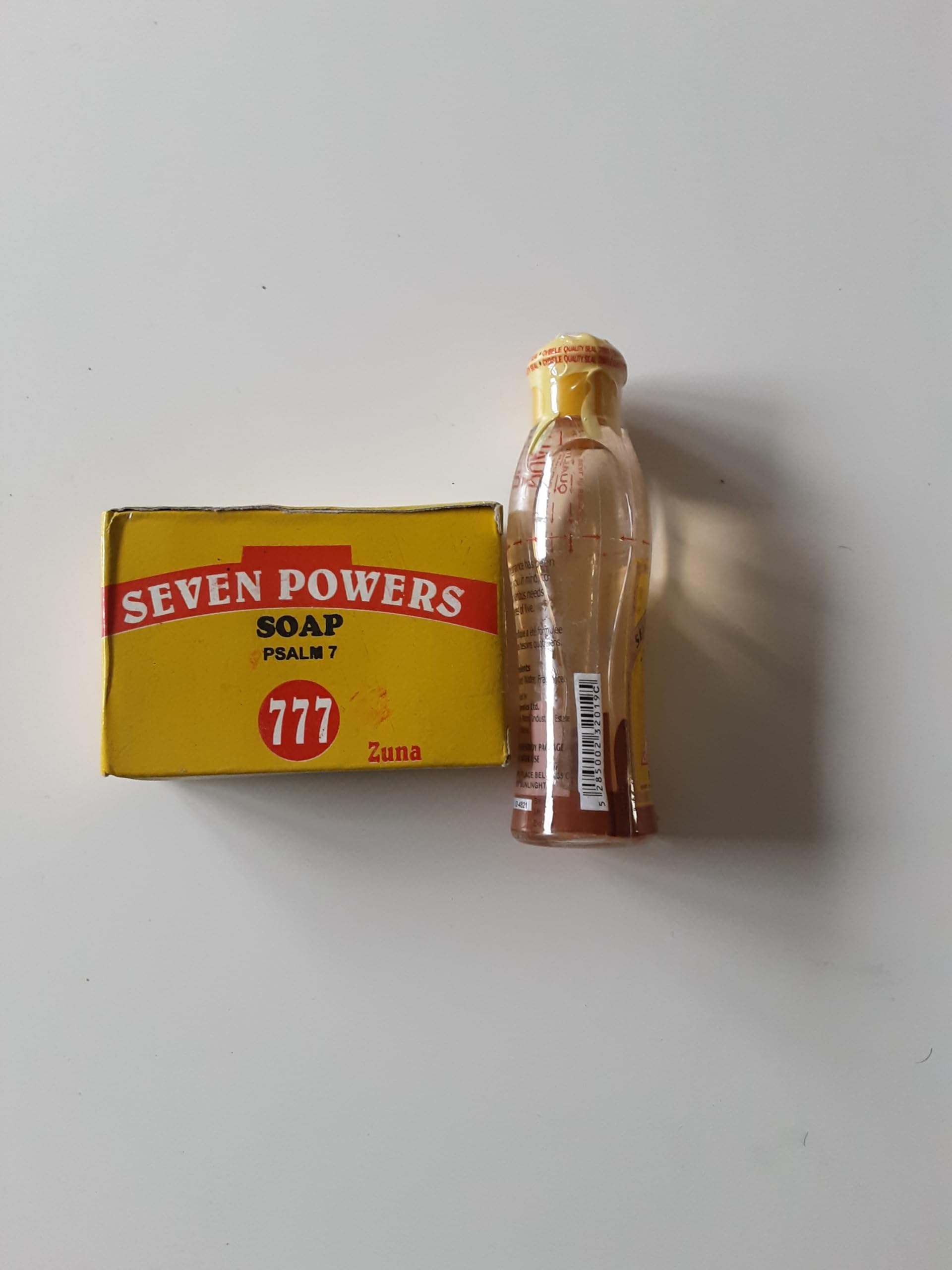Seven Powers 777 Duo Parfüm und Seife, Spirituell, 50 ml, Duft und 100 g, Seife, Unisex, Blumenmuster
