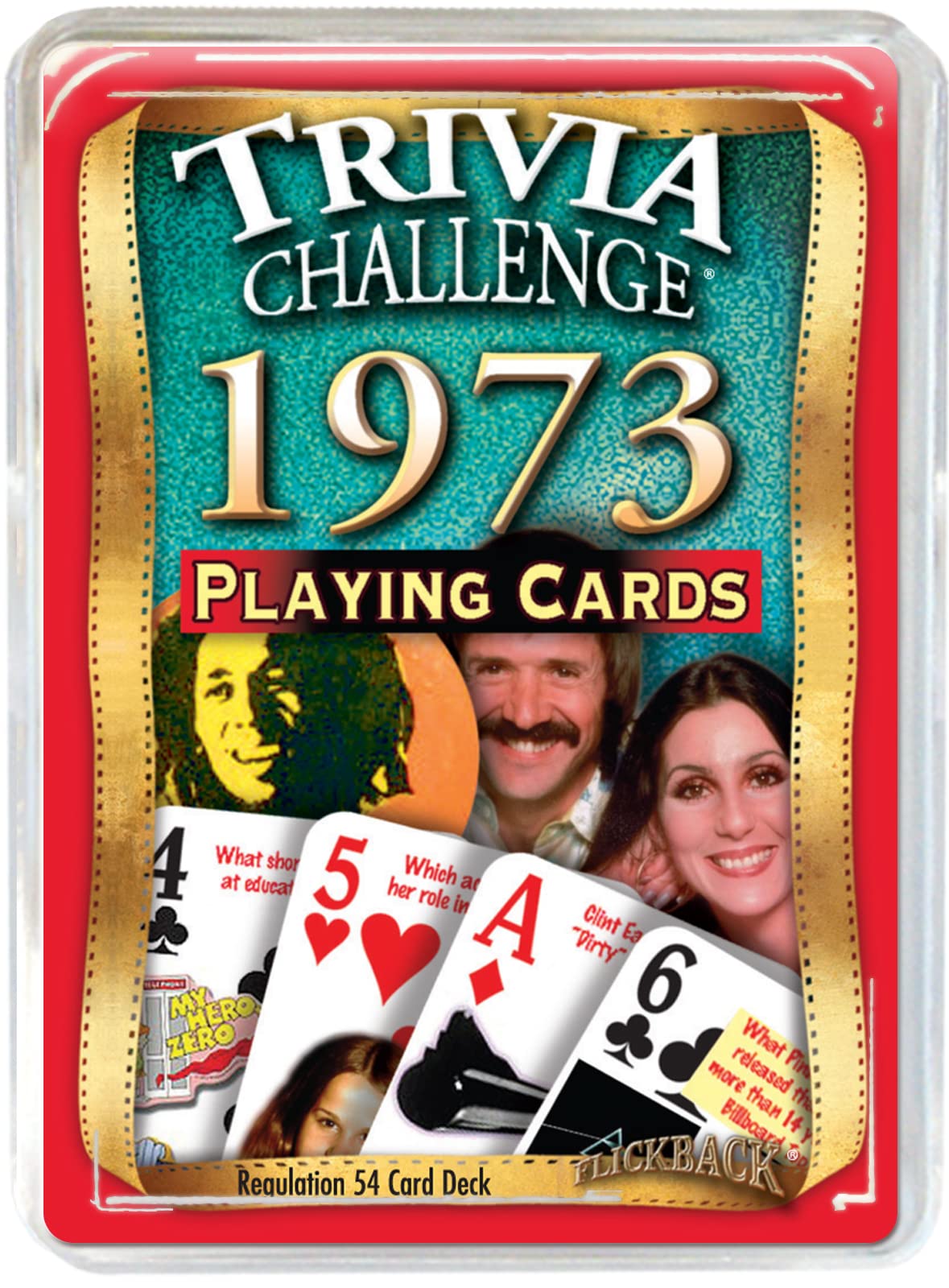 Flickback 1968 Trivia-Spielkarten – 50. Geburtstags-Geschenk, 52 Fragen Zum Jahr 1968