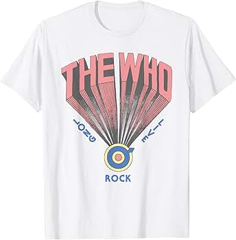 Amazon | The Who 公式 ロングライブ ロック レトロ Tシャツ | T