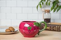 Vista 6 de Silver Buffalo The Office Schrute Farms - Taza de cerámica rústica esculpida en 3D, 20 onzas