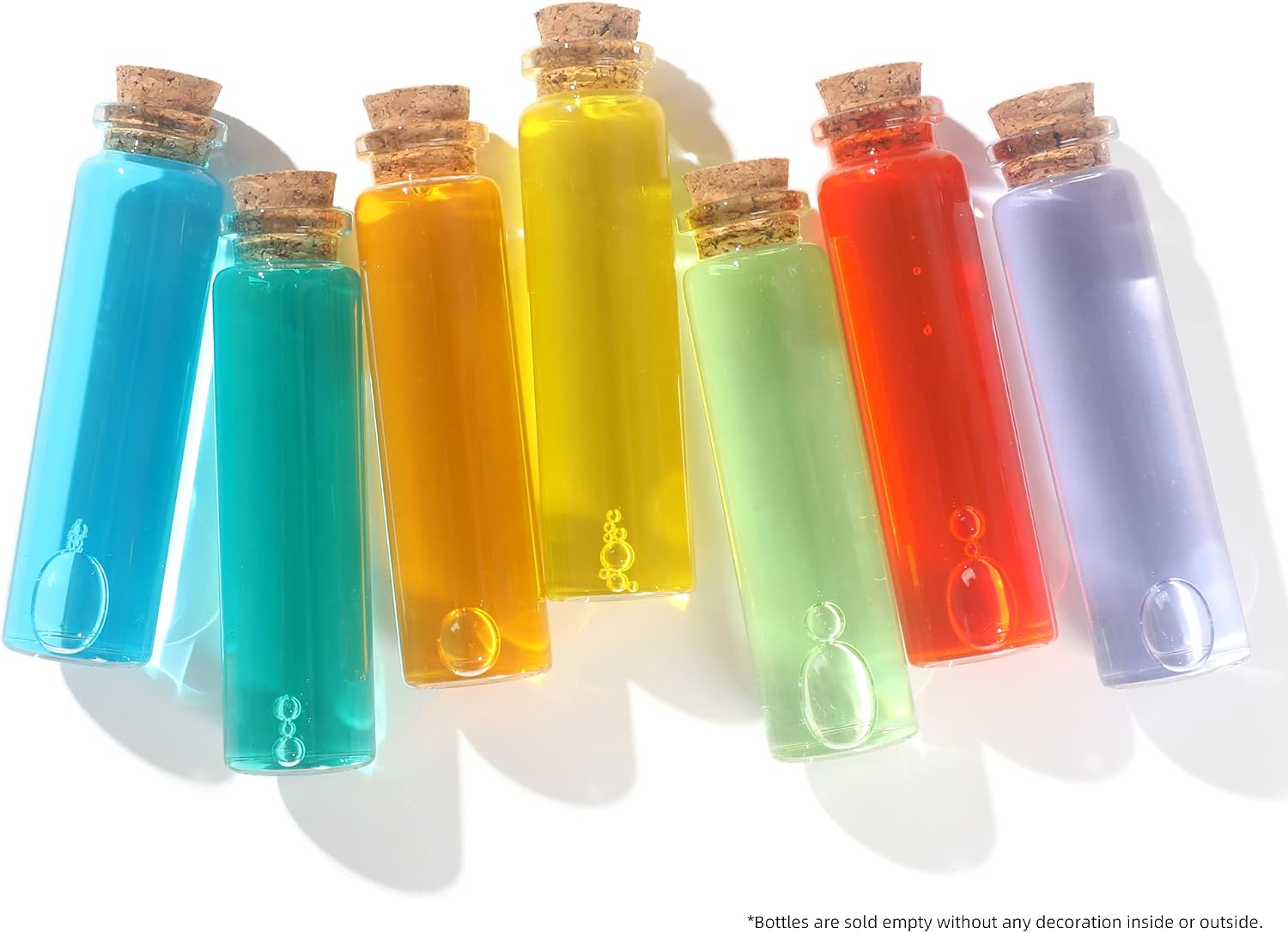 Magic Season Decorative Glass Bottles (24 Pcs / 0.68 fl oz.)