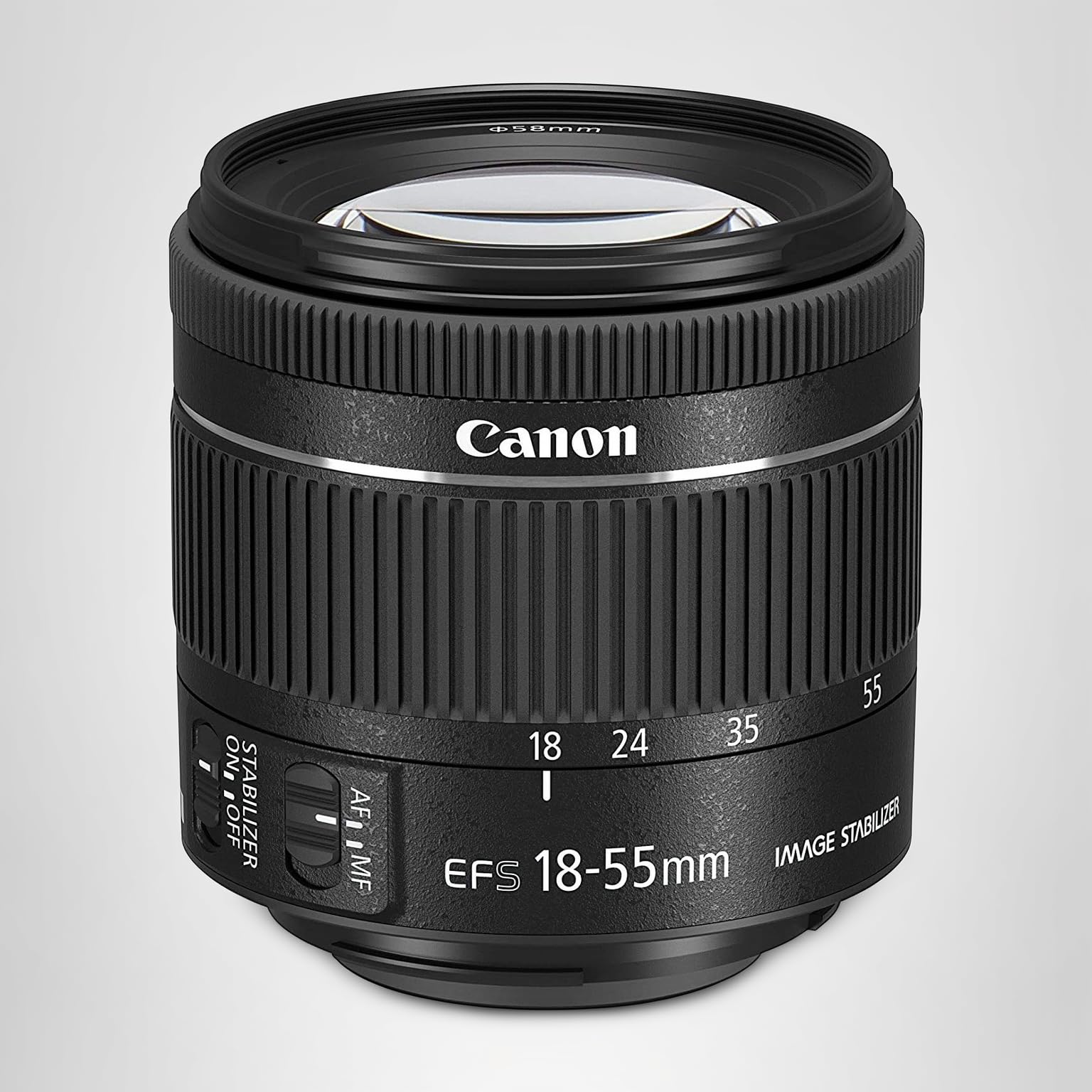 Canon 18-55mm 標準レンズ Amazon.co.jp: Canon 標準ズームレンズ EF-S18-55mm F4.0-5.6IS STM