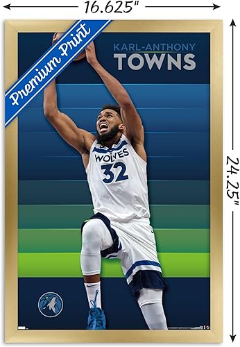 Miniatura 8 de Trends International NBA Minnesota Timberwolves - Póster de pared de Karl-Anthony Towns 23