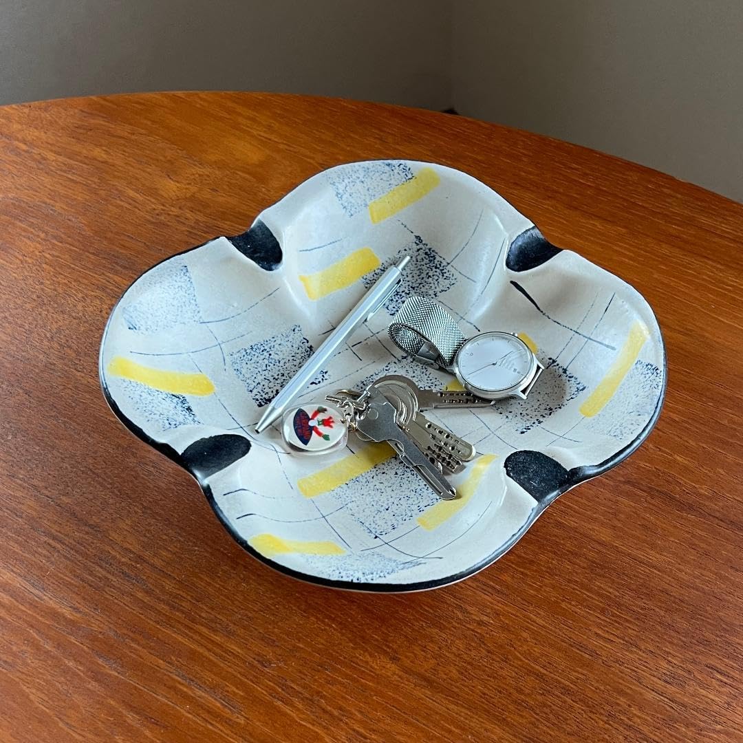 高級鋳物 美術工芸品 灰皿 5円玉型 径18cmオブジェ置物飾り灰皿