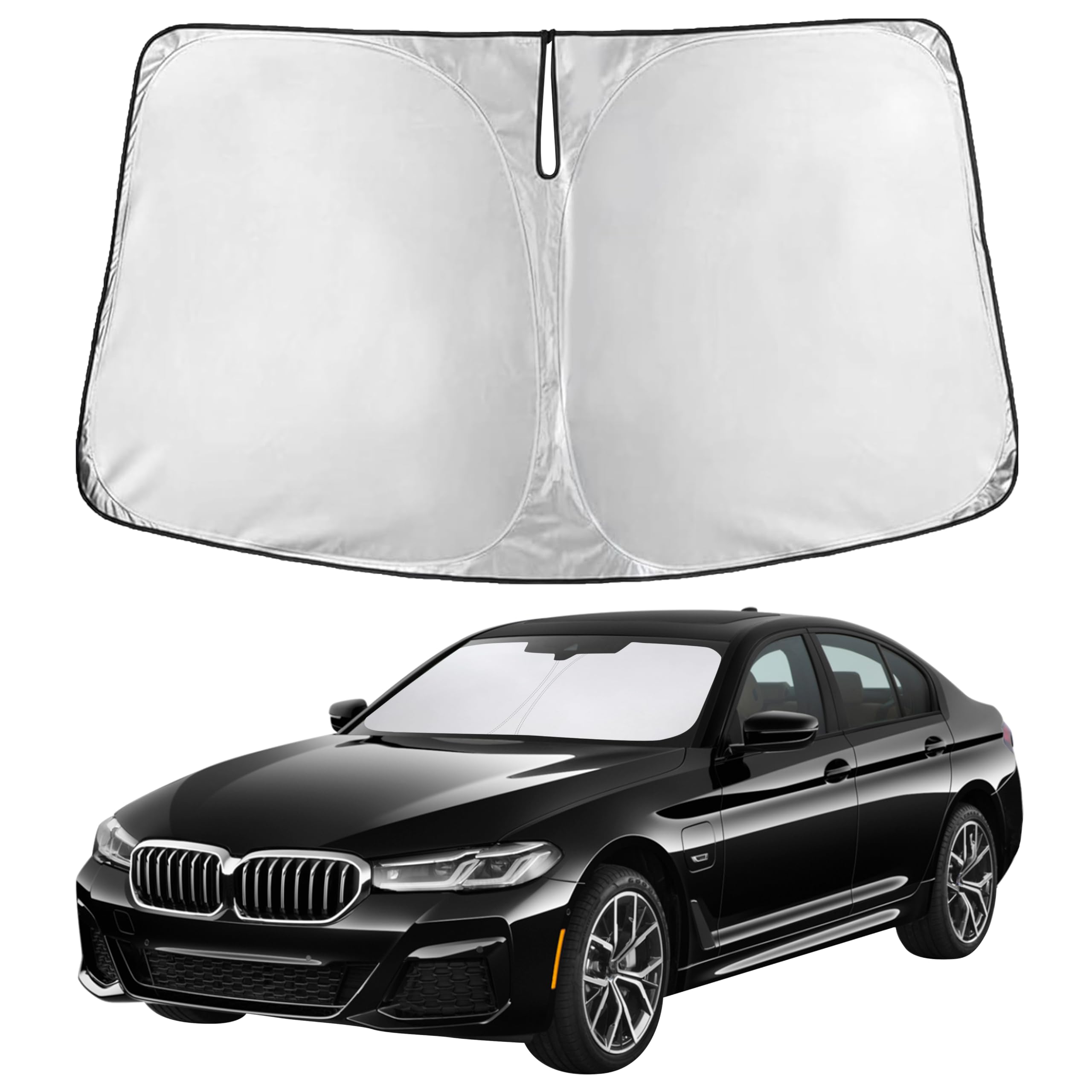 EcoNour Windshield Sun Shade Compatible for Chevrolet BoltEUV 2022-2024