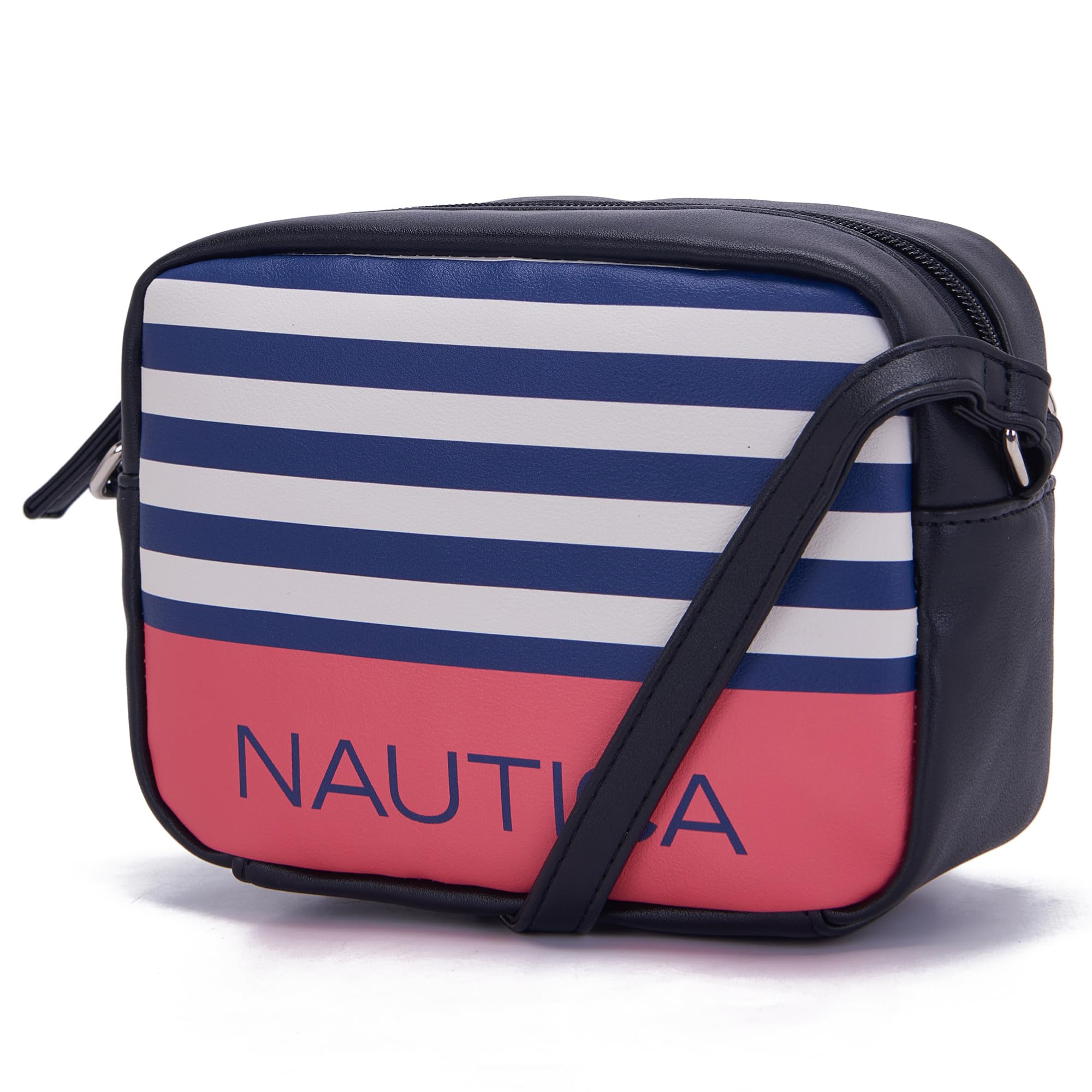 NAUTICA Candid Camera Adjustable Crossbody, Black Sling bag for men and women (B0CKW82Q3G) Amazon Price History, Amazon Price Tracker