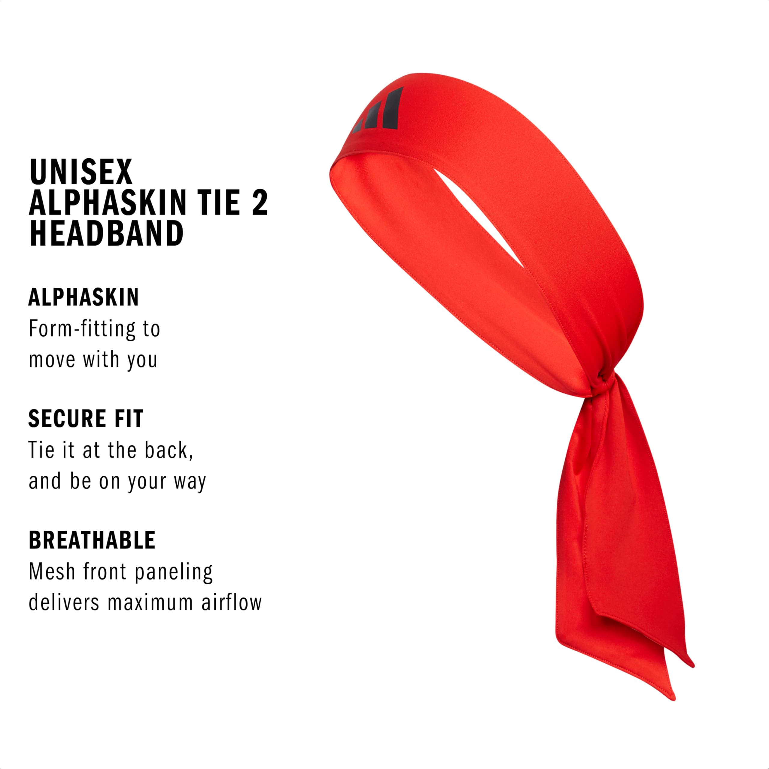 Adidas Alphaskin Tie opaska na głowę uniseks dla dorosłych