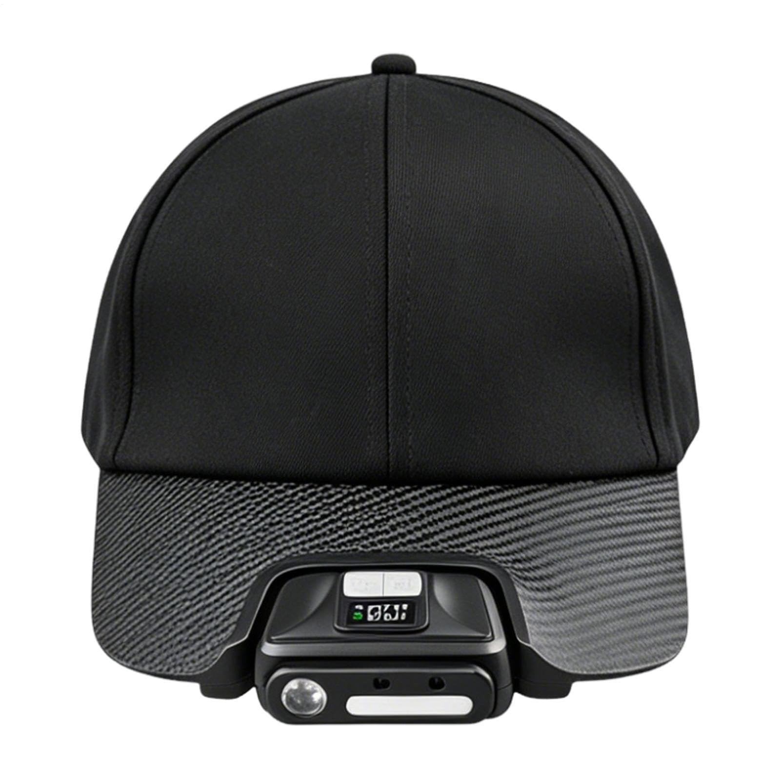 Lámpara frontal camping sombrero para trabajos en astillero y rutas 8