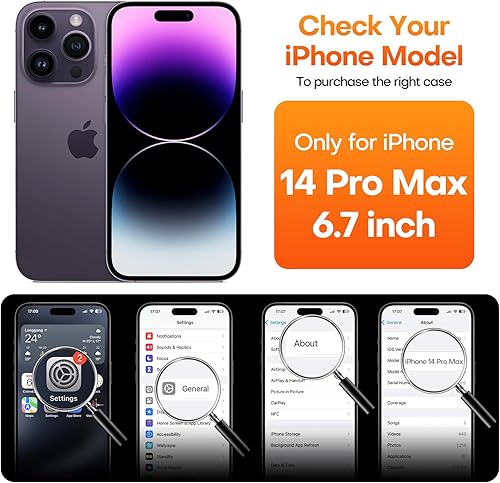 Miniatura 2 de CellEver Elite - Funda para iPhone 14 Pro Max de 6.7 pulgadas, funda de silicona duradera con revestimiento de nanotecnología, protección mejorada