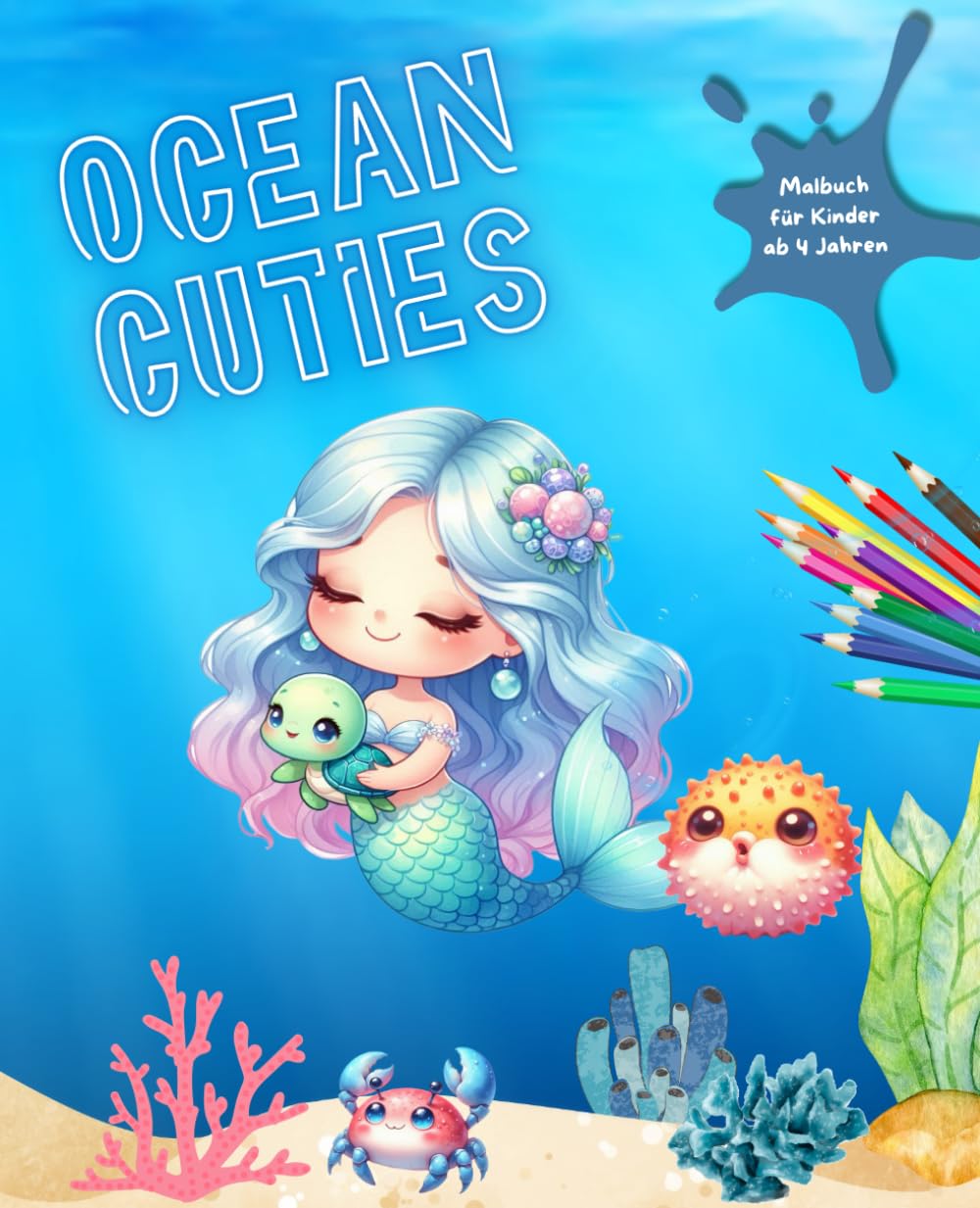 Ocean Cuties: Malbuch