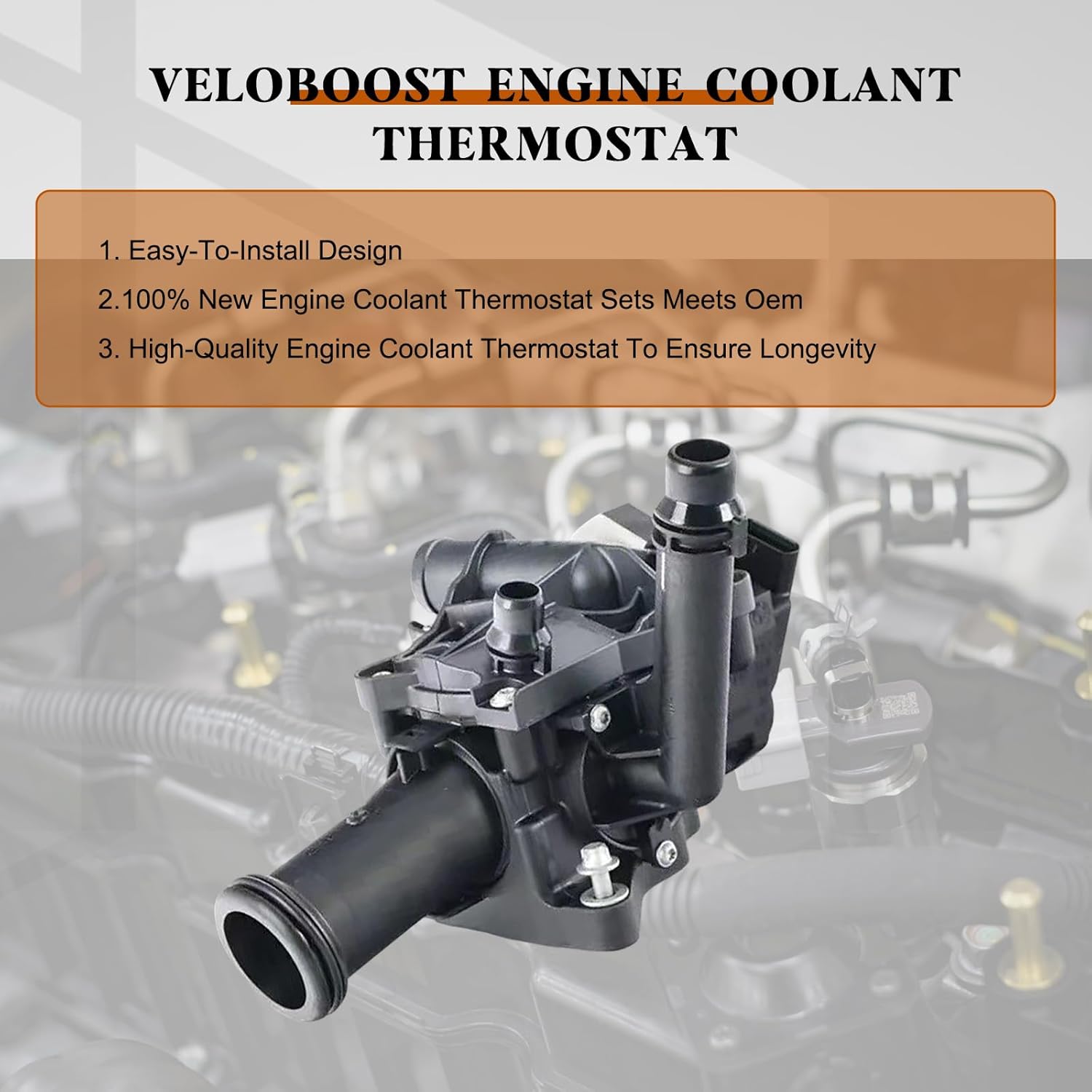 11537642854 Engine Coolant Thermostat Compatible with F20 F21 M 140I F22 F87 F23 240I F30 F31 F80 340i 440i 530i 540i 740i M240i 2016-2021
