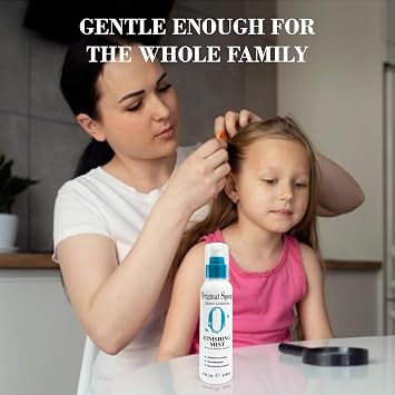 Original Sprout Finishing Mist Hair Spray for All Hair Types, Volumizing & Detangling, Light Hold Hairspray for Flexible Styling Without Stiffness, Vegan Finishing Spray for Kids & Adults, 4 fl oz