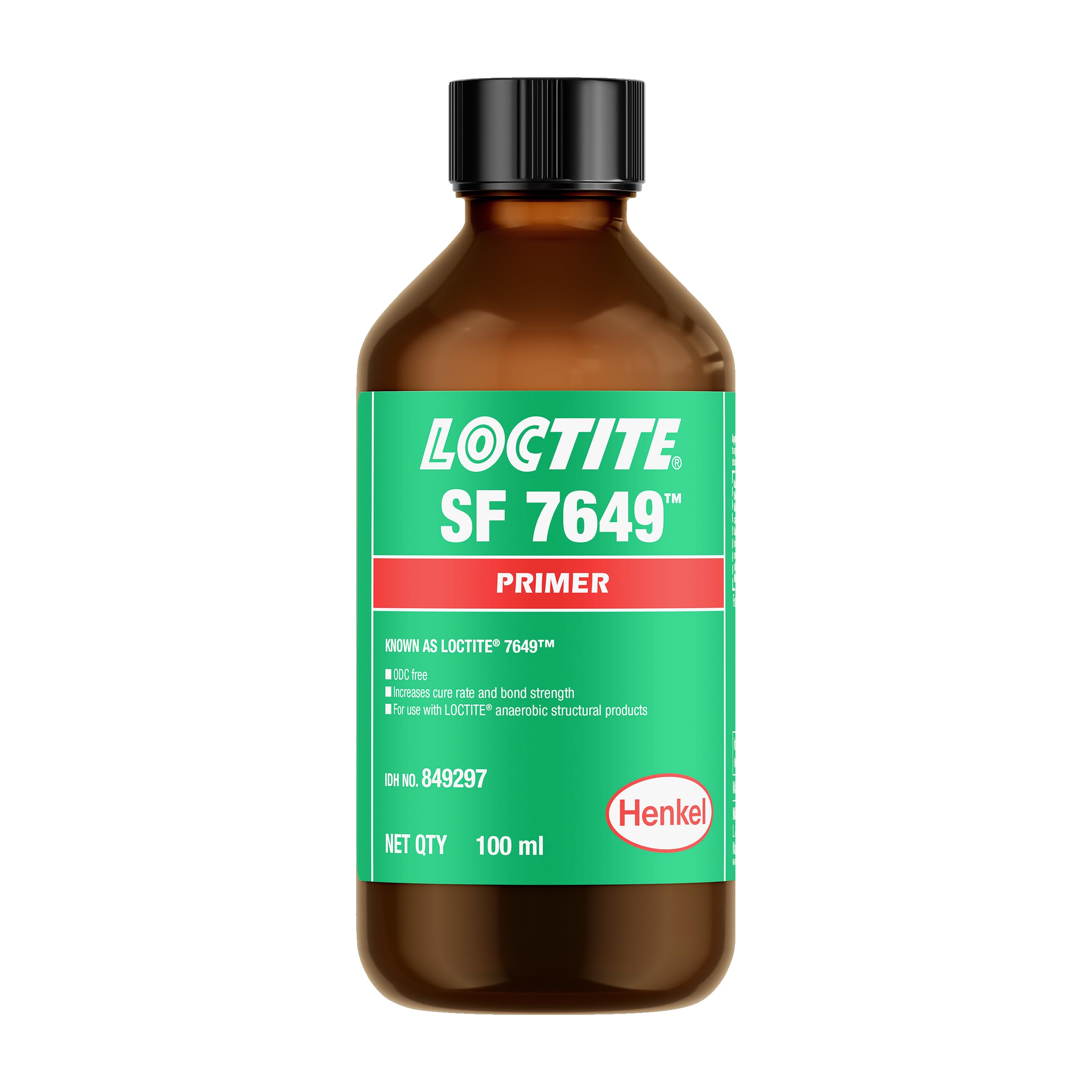 Loctite SF 7649 Primer | Bonds inactive metal like stainless steel, aluminium and plated metal | Increases cure speed | 100 ml