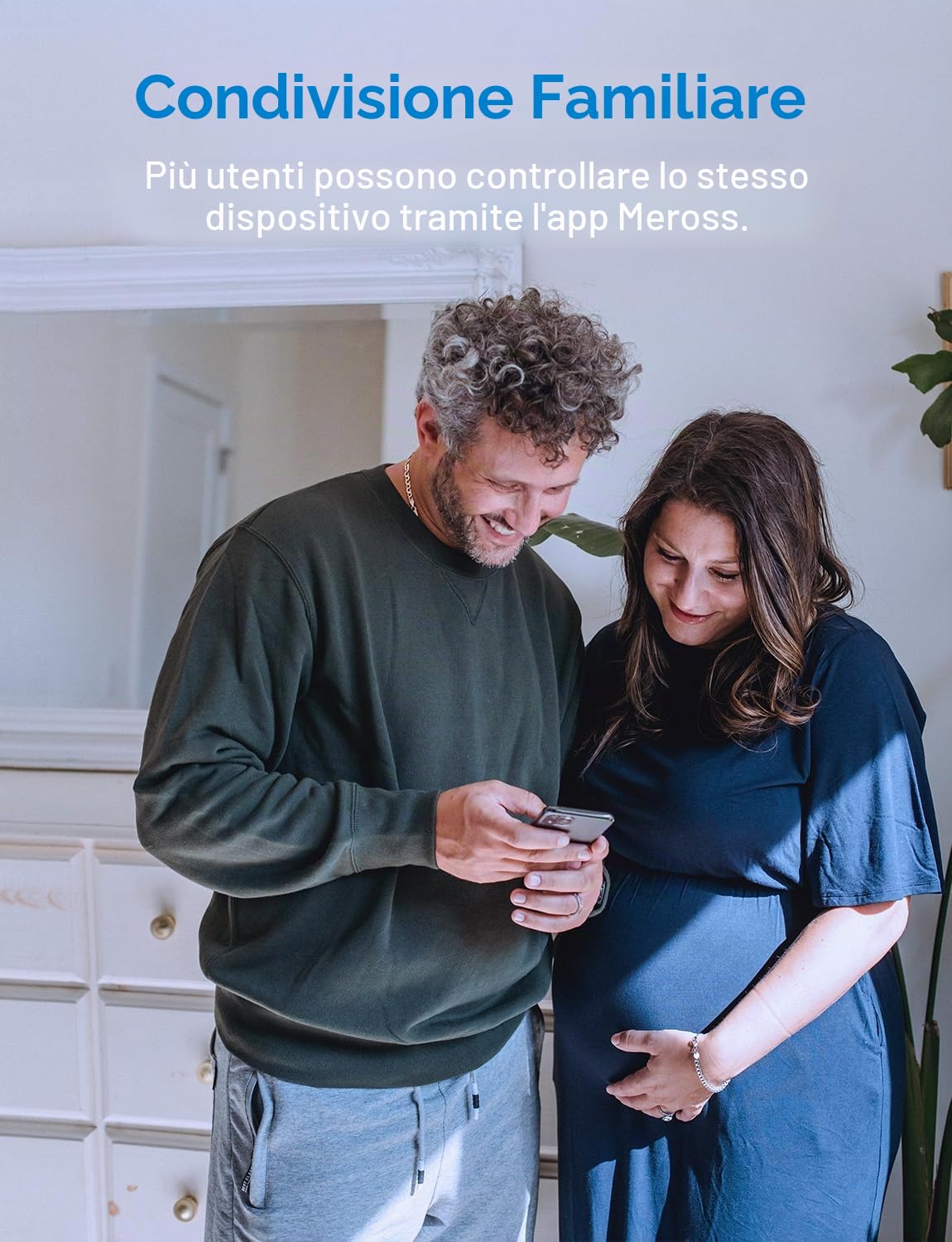 Multipresa collegata (tipo E), 16A WiFi Compatibile con Alexa, Google Home e SmartThings, programmabile (4 prese AC e 4 porte USB) con funzione del tempo e controllo remoto