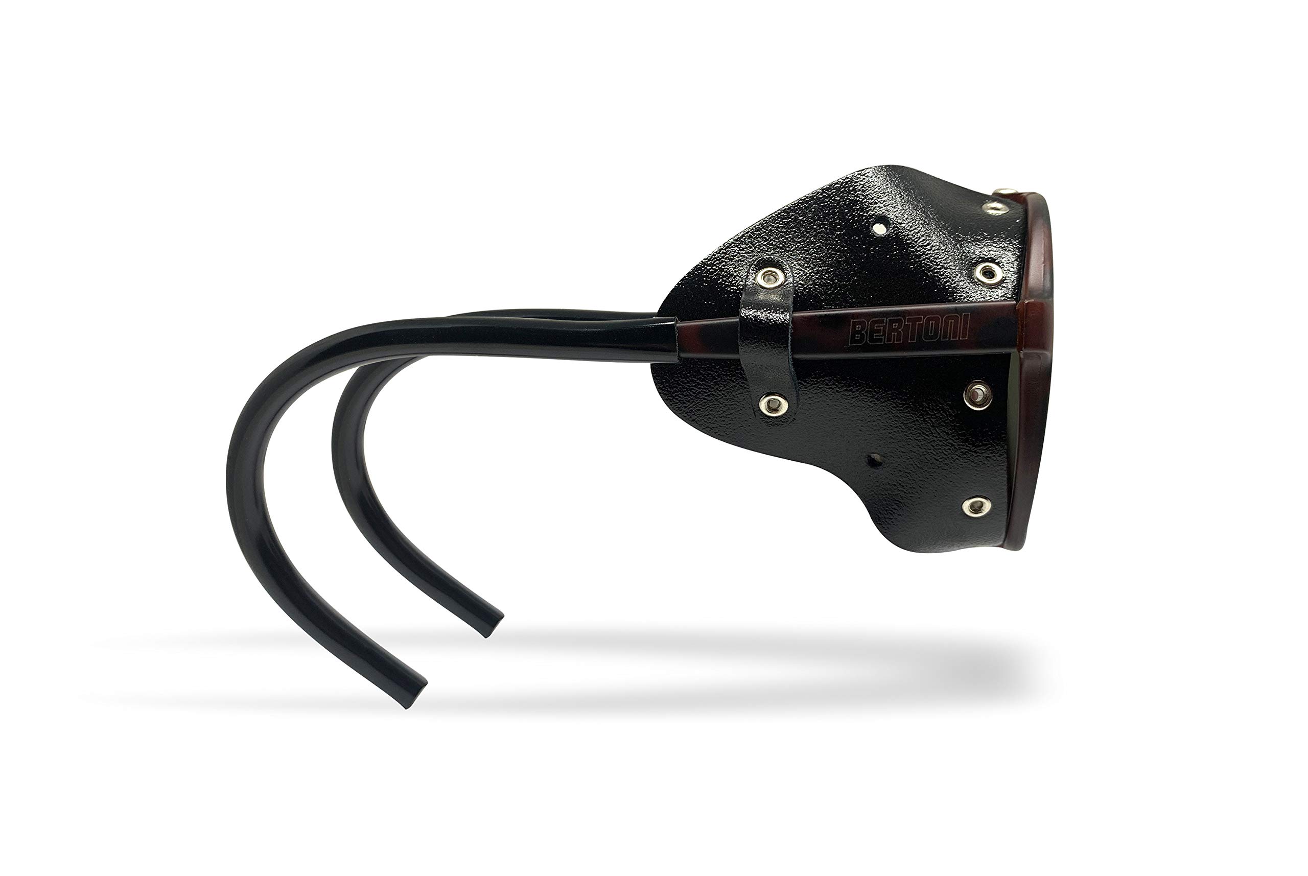 BERTONI Polarisierte Sonnenbrille Bergbrille Gletscherbrille Bergsteigerbrille Skibrille Trekking mod. ALPS Italy
