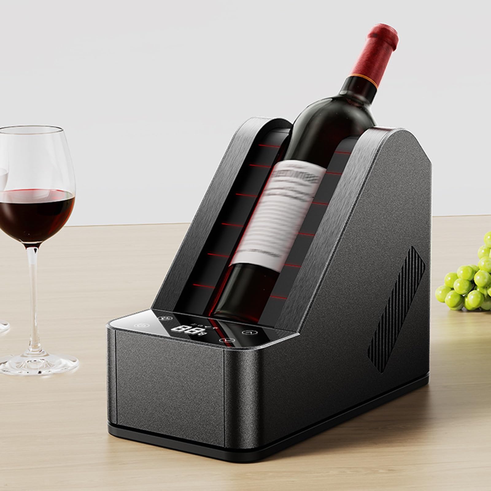 Refrigeratore Per Vino E Mantenimento Della Temperatura, Per Bottiglie Standard Da 750ml, Refrigeratore Per Vino Per Bottiglia Singola, Una Sorpresa In Più Per Gli Amanti Del Vino