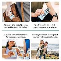 Vista 6 de JiMMYBAR! - Cookies N Cream Protein Bars 19g Protein Bar - 7g Low Sugar - 12 Count - 58g Health Bars - Functional Snack with Real Food Ingredients