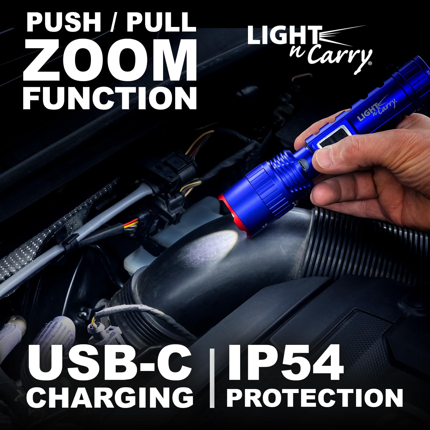 Clore Automotive Light-N-Carry LNC330 400 Lumen Flashlight and