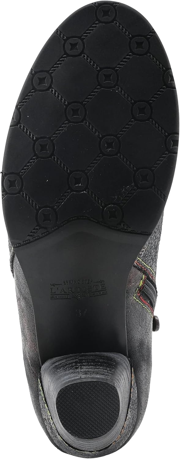 L'Artiste Bestlove Women's Leather Ankle Boots with Cushioned Comfort - Image 7