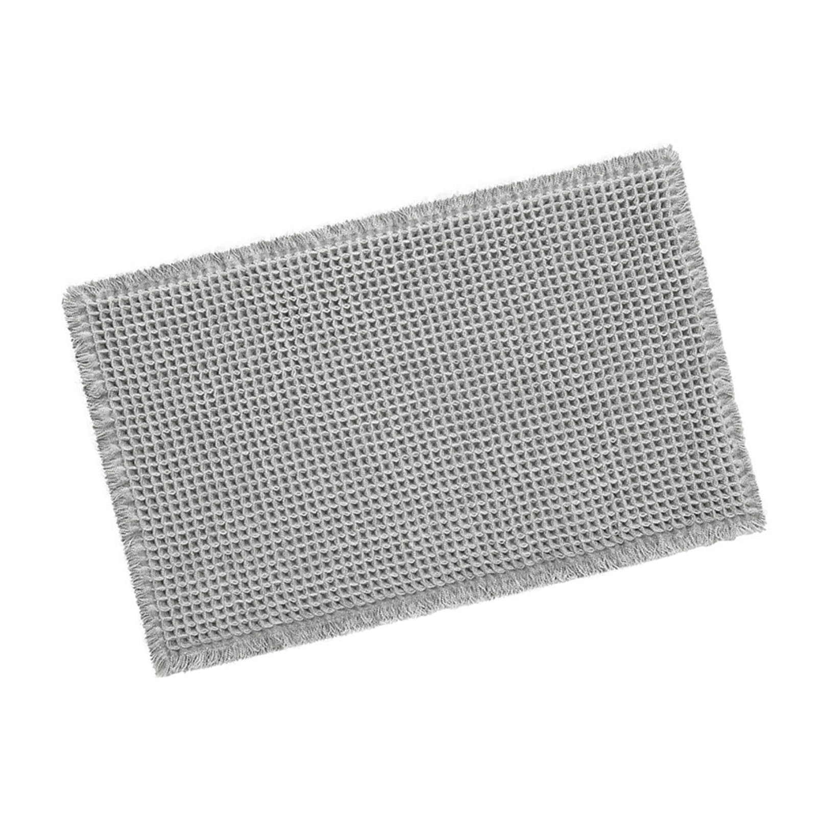 carotoe Mat High Absorbency Antislip Bathroom Mat, Comfort Unique Weave Pattern Floor Rug, Easy Clean Floormat Bath Mats