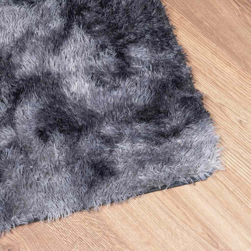 vidaXL Tapis Shaggy à Poils Longs NAVARRA Gris foncé 130x200 cm