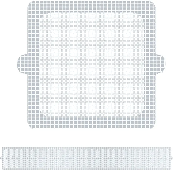 PRIMSOPH 4 Inch 30pcs Disposable Shower Drain Hair Catcher Mesh Stickers Floor Drain Sticker Disposable Drain Filter Hair Trap Sticker
