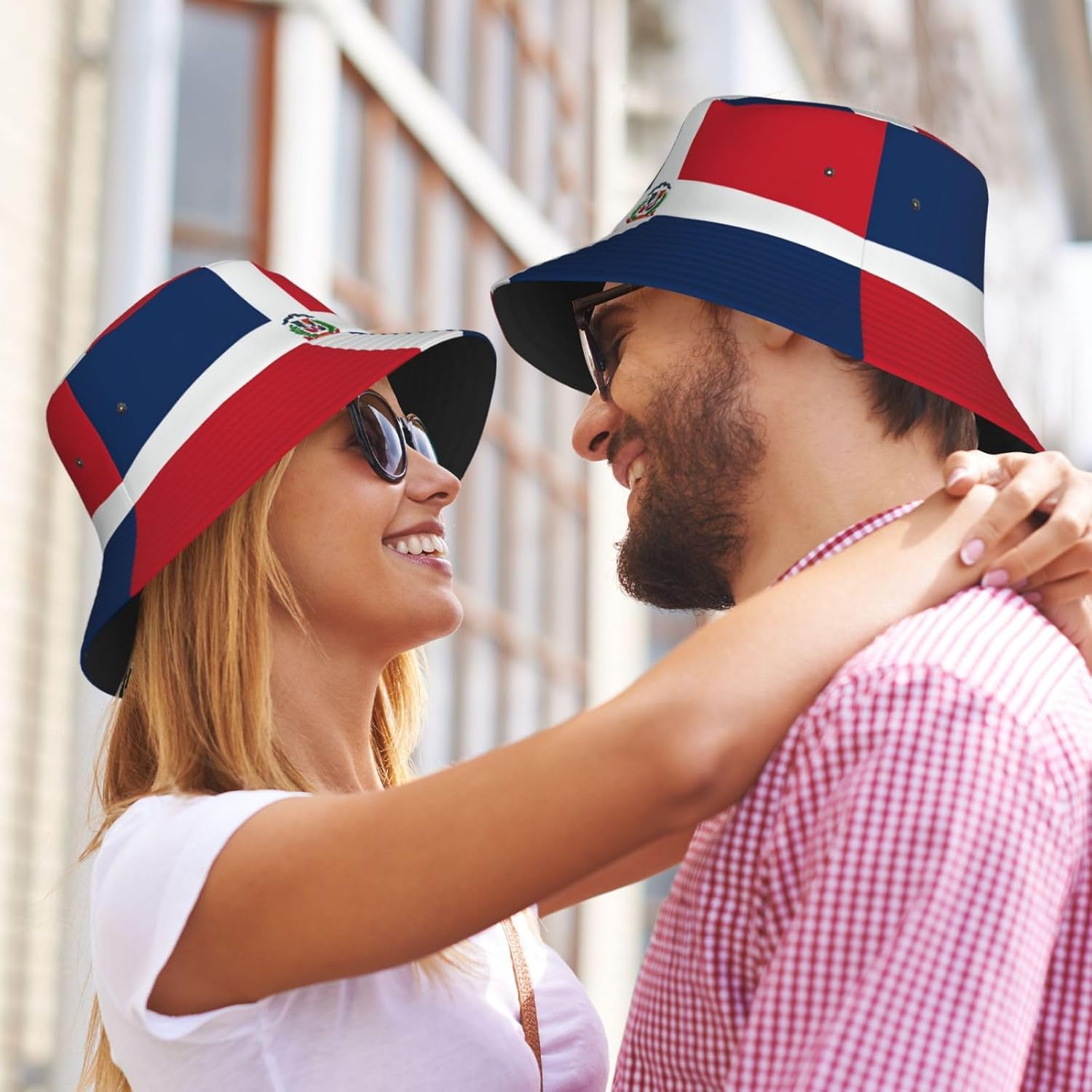 Cute Flag Bucket Hat Wide Brim Protection Sun Hat Fishing Hiking Travel Outdoor Flag Hats for Men Women - Image 5