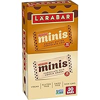 Vista 15 de Larabar - Mini barras de masa de galletas con chispas de chocolate, barra vegana de frutas y nueces sin gluten, barras de 0.78 onzas, 20