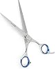 Laazar Pro Pet Grooming Scissors, Premium Steel Dog Grooming Shears with Blue Handles, Long-Lasting Sharp Blades Straight, 6 Inches