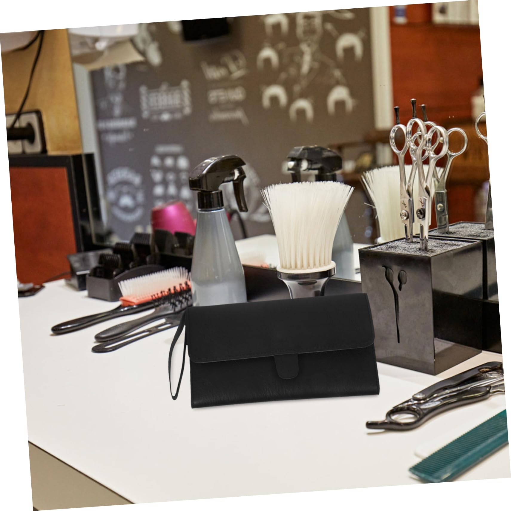 SOESFOUFU Compact Barber Tool Pouch Scissor Storage Bag Scissor Organizer Hairdressing Bags Clipper Holders Lightweight