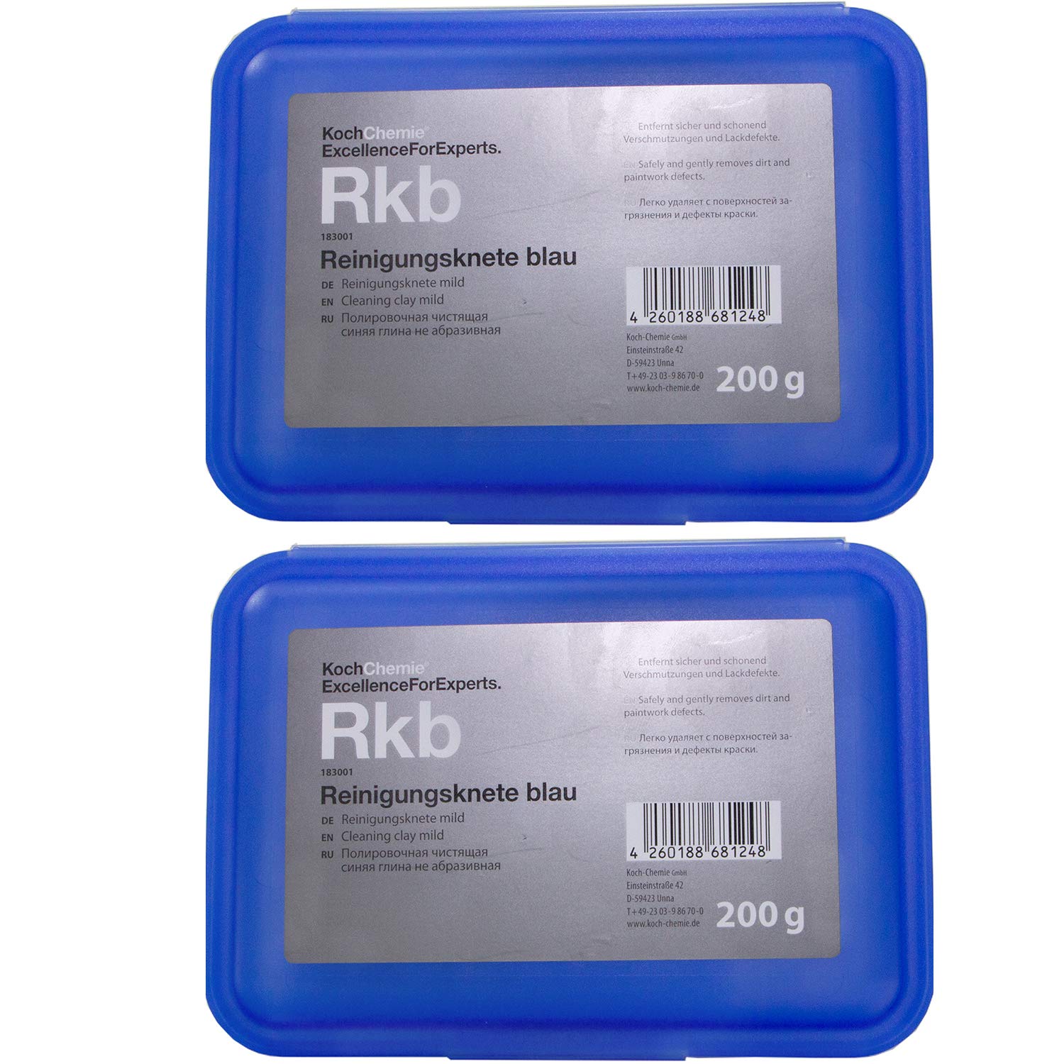 Reinigungsknete blau mild Reinigung Knete Rkb Koch Chemie 2 Stück