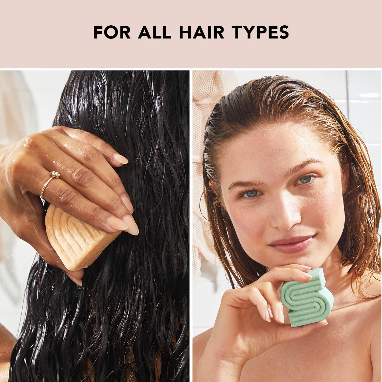 Kitsch Tea Tree Shampoo & Coconut Oil Conditioner Bar – Shampoo and Conditioner Set - Clarifying Bar Soap for Greasy Hair & Deep Moisturizing - Paraben, Silicone & Sulfate Free - Made in USA - 2 Pack - Image 4