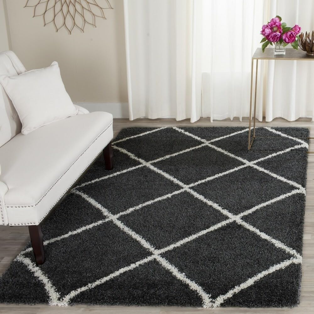 Om Carpet Home Furnishing Modern Shaggy Carpets and Rugs for Hall Offices Kitchens Bedroom Living Room and Cabins for Home Decor (Gray & White, 6X9 Feet) (B08C78ZLBK) Amazon Price History, Amazon Price Tracker
