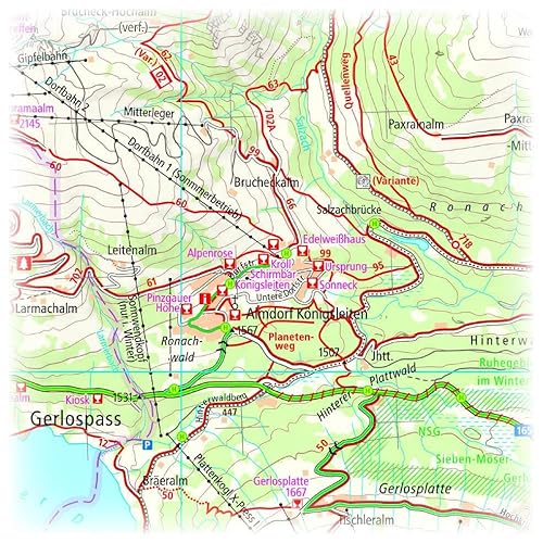 Foto von Kitzbüheler Alpen, Brixental - Kitzbühel, Gerlospass - Mittersill: Wander- und Radkarte mit Ausflugszielen & Freizeittipps, wetterfest, reißfest, ... 1:35000 (Wander- und Radkarte: WuRK)