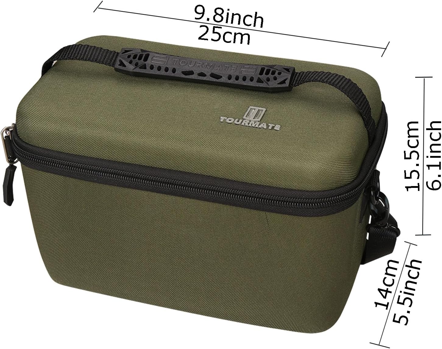 Tourmate Hard Storage Case for Anker PowerCore Reserve 192Wh Power Bank 60,000mAh LiFePO4 Portable Charger 60W Portable Power, Case Only (Army Green)