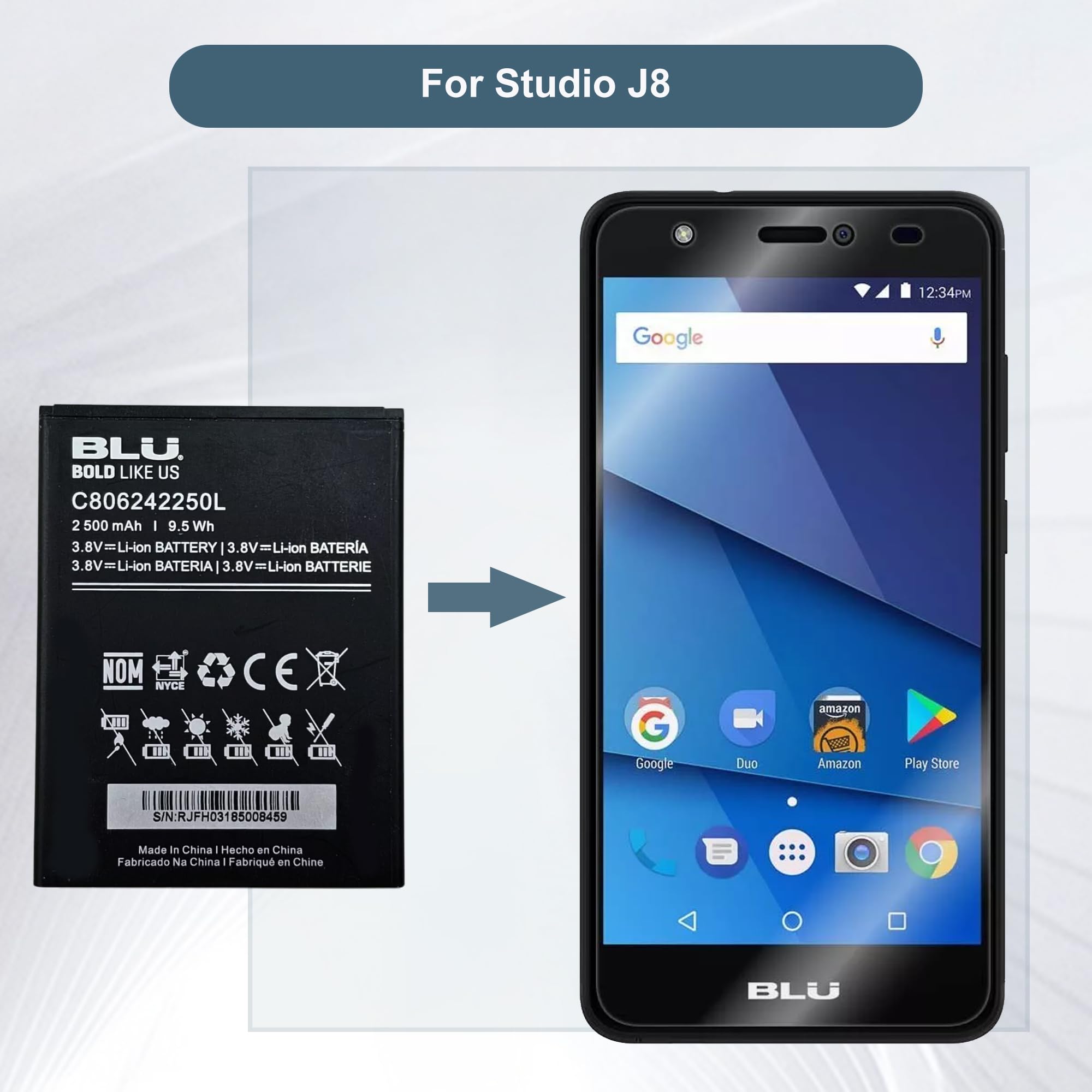 User l BLU Studio J8 LTE (English - 190 pages